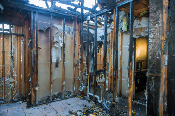 Professional Emergency Fire Damage Restoration technician working in Bryn Mawr, PA